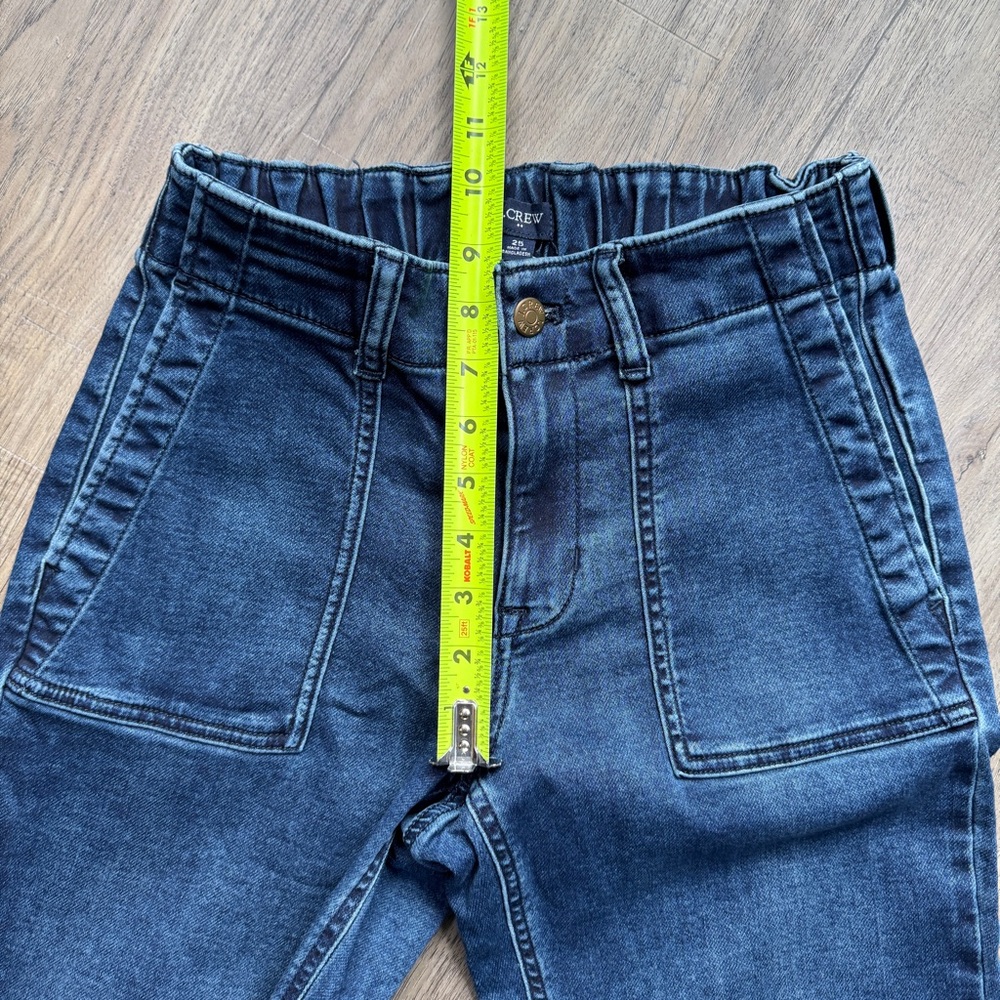 J. Crew Indigo Soft Denim Joggers - Size 25 - New With Tags! - Picture 5 of 14